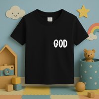 Agree Move End With God Never Doubt Amen God Front Back Toddler T-Shirt