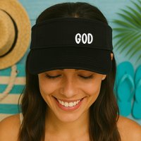 Agree Move End With God Never Doubt Amen God Front Back Visor