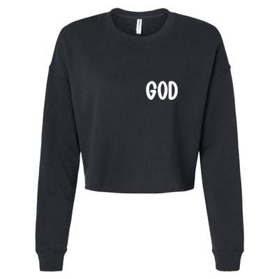Agree Move End With God Never Doubt Amen God Front Back Cropped Pullover Crew