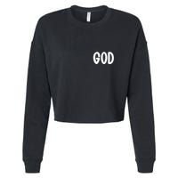 Agree Move End With God Never Doubt Amen God Front Back Cropped Pullover Crew
