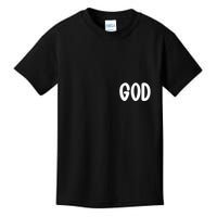 Agree Move End With God Never Doubt Amen God Front Back Kids T-Shirt