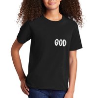 Agree Move End With God Never Doubt Amen God Front Back Kids T-Shirt