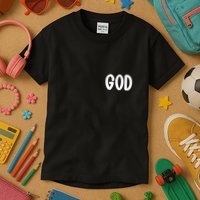 Agree Move End With God Never Doubt Amen God Front Back Kids T-Shirt