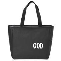 Agree Move End With God Never Doubt Amen God Front Back Zip Tote Bag