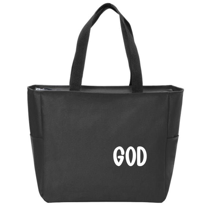 Agree Move End With God Never Doubt Amen God Front Back Zip Tote Bag