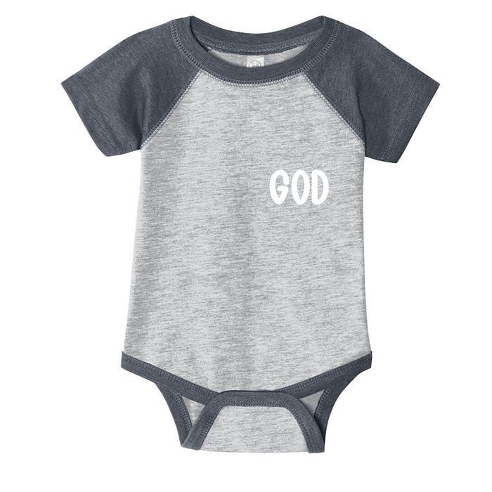 Agree Move End With God Never Doubt Amen God Front Back Infant Baby Jersey Bodysuit