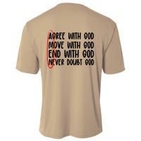 Agree Move End With God Never Doubt Amen God Front Back Performance Shirt
