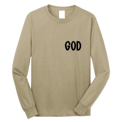 Agree Move End With God Never Doubt Amen God Front Back Long Sleeve Shirt