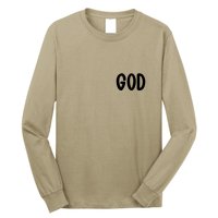 Agree Move End With God Never Doubt Amen God Front Back Long Sleeve Shirt