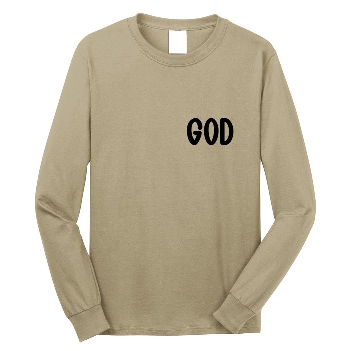 Agree Move End With God Never Doubt Amen God Front Back Long Sleeve Shirt