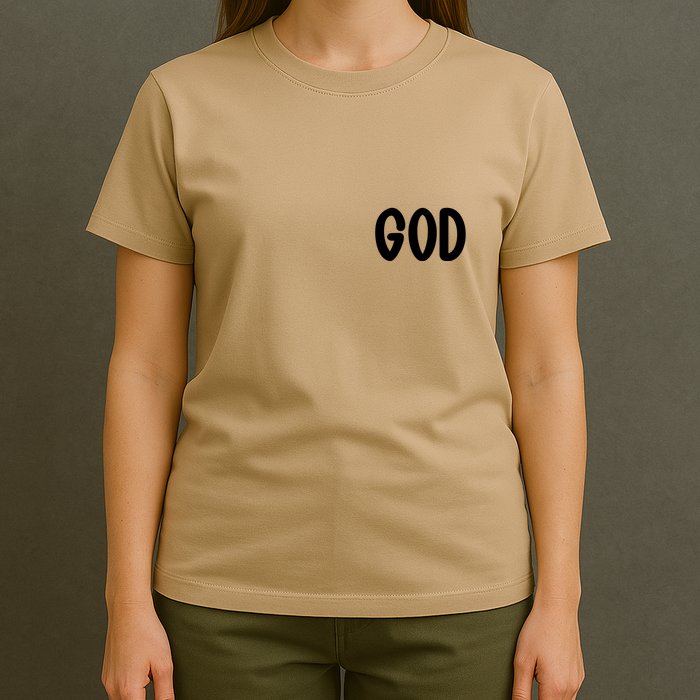 Agree Move End With God Never Doubt Amen God Front Back T-Shirt
