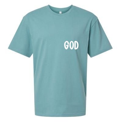 Agree Move End With God Never Doubt Amen God Front Back Sueded Cloud Jersey T-Shirt