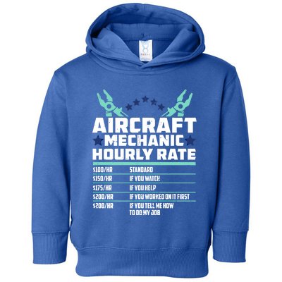 Aircraft Mechanic Engineer Gift Airplane Technician Meaningful Gift Toddler Hoodie