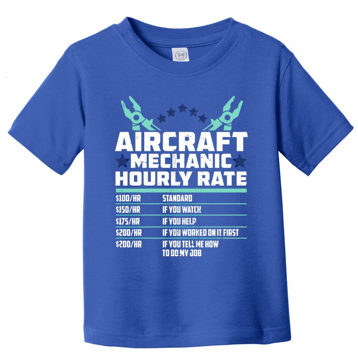 Aircraft Mechanic Engineer Gift Airplane Technician Meaningful Gift Toddler T-Shirt