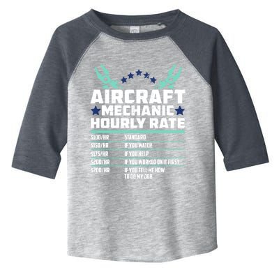 Aircraft Mechanic Engineer Gift Airplane Technician Meaningful Gift Toddler Fine Jersey T-Shirt