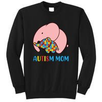 Autism Mom Elephant Autism Awareness Month Gift Sweatshirt