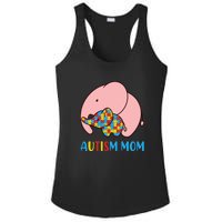 Autism Mom Elephant Autism Awareness Month Gift Ladies PosiCharge Competitor Racerback Tank