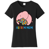 Autism Mom Elephant Autism Awareness Month Gift Women's T-Shirt