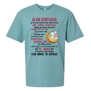 A Mi Esposa No Me Case Contigo Para Vivir Contigo Sueded Cloud Jersey T-Shirt