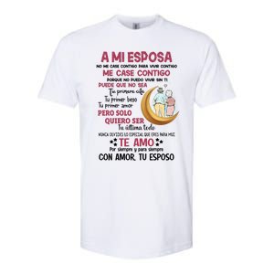 A Mi Esposa No Me Case Contigo Para Vivir Contigo Softstyle CVC T-Shirt