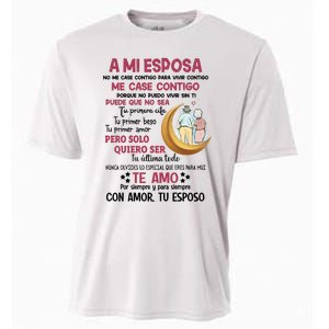 A Mi Esposa No Me Case Contigo Para Vivir Contigo Cooling Performance Crew T-Shirt