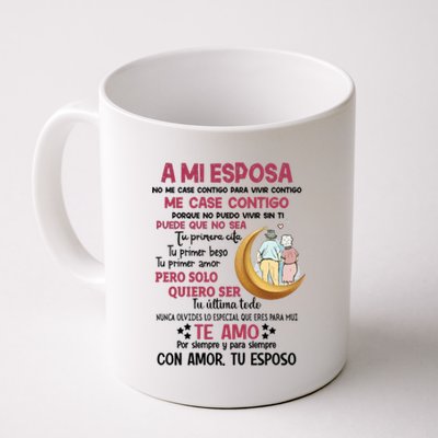 A Mi Esposa No Me Case Contigo Para Vivir Contigo Coffee Mug