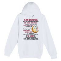 A Mi Esposa No Me Case Contigo Para Vivir Contigo Premium Pullover Hoodie