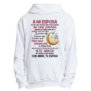 A Mi Esposa No Me Case Contigo Para Vivir Contigo Urban Pullover Hoodie