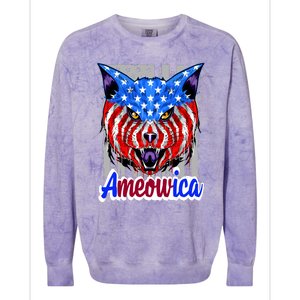 Ameowica Colorblast Crewneck Sweatshirt