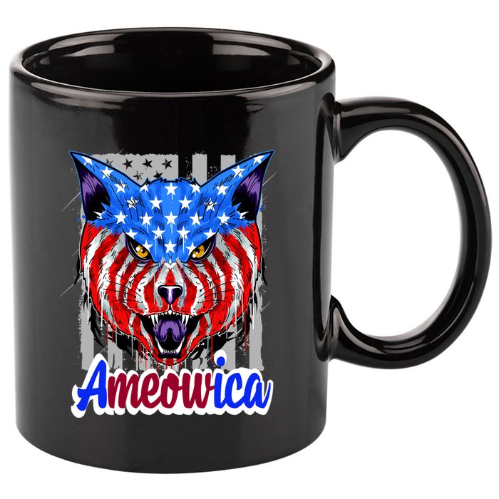 Ameowica 11oz C Handle Ceramic Mug