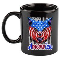 Ameowica 11oz C Handle Ceramic Mug