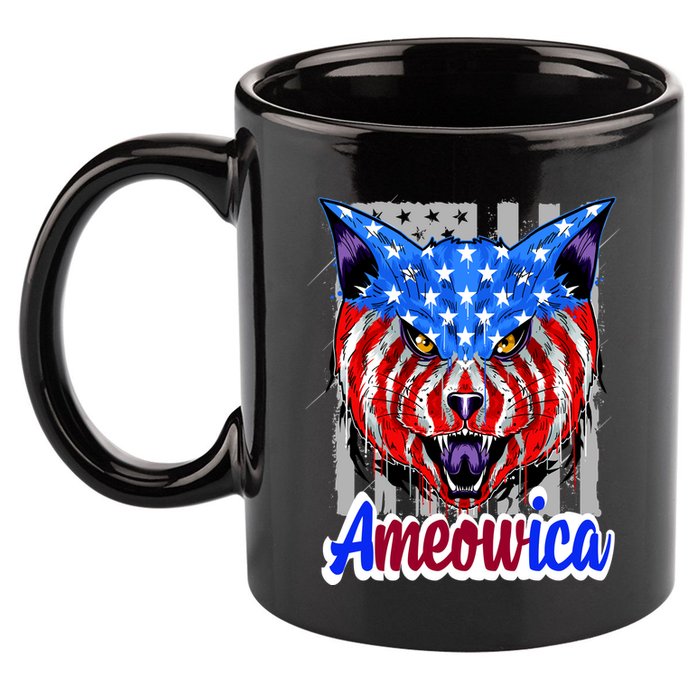 Ameowica 11oz C Handle Ceramic Mug