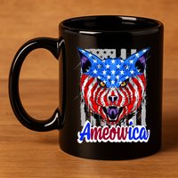 Ameowica 11oz C Handle Ceramic Mug