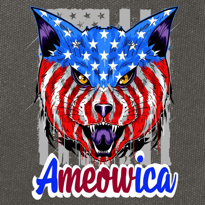 Ameowica Cotton Canvas Backpack