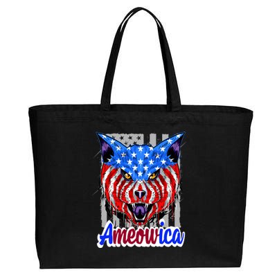 Ameowica Cotton Canvas Jumbo Tote