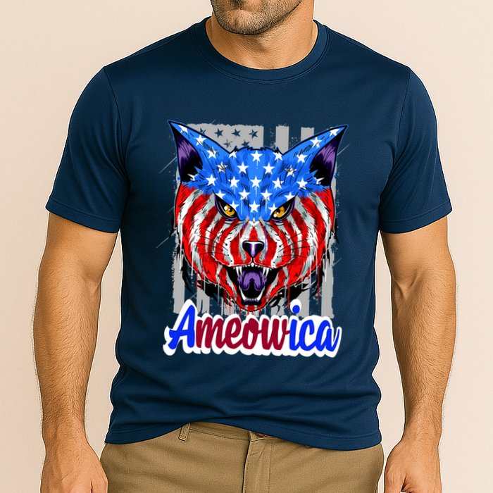 Ameowica Cooling Performance Crew T-Shirt