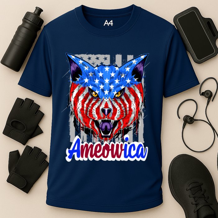Ameowica Cooling Performance Crew T-Shirt
