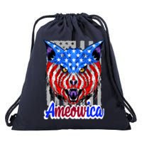 Ameowica Drawstring Bag