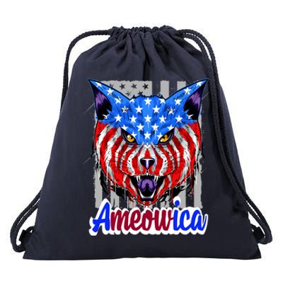 Ameowica Drawstring Bag