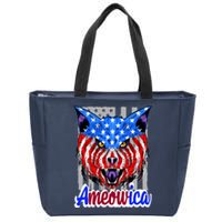 Ameowica Zip Tote Bag