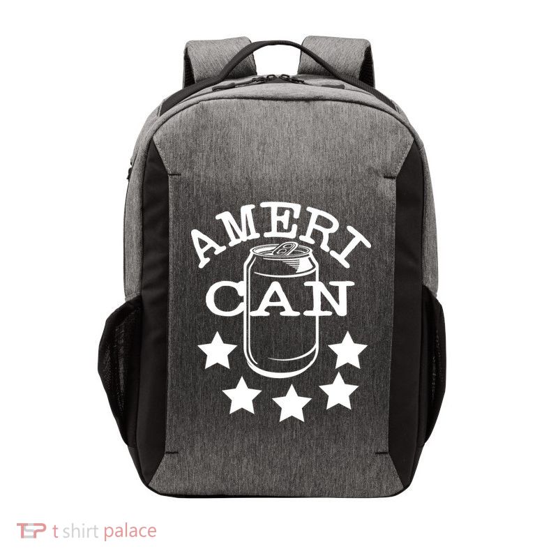 Ameri Can American Beer Vector Backpack