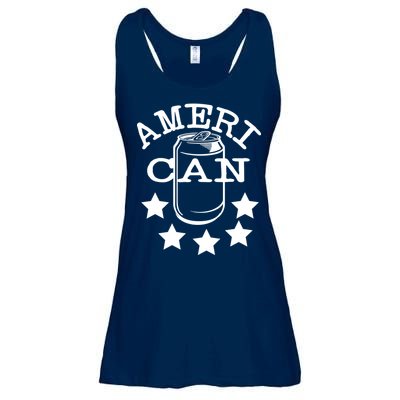 Ameri Can American Beer Ladies Essential Flowy Tank