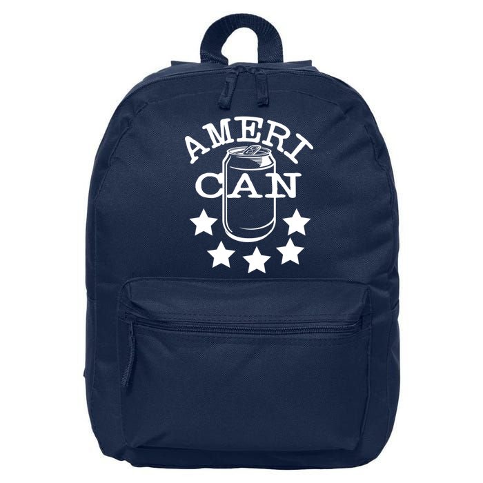 Ameri Can American Beer 16 in Basic Backpack