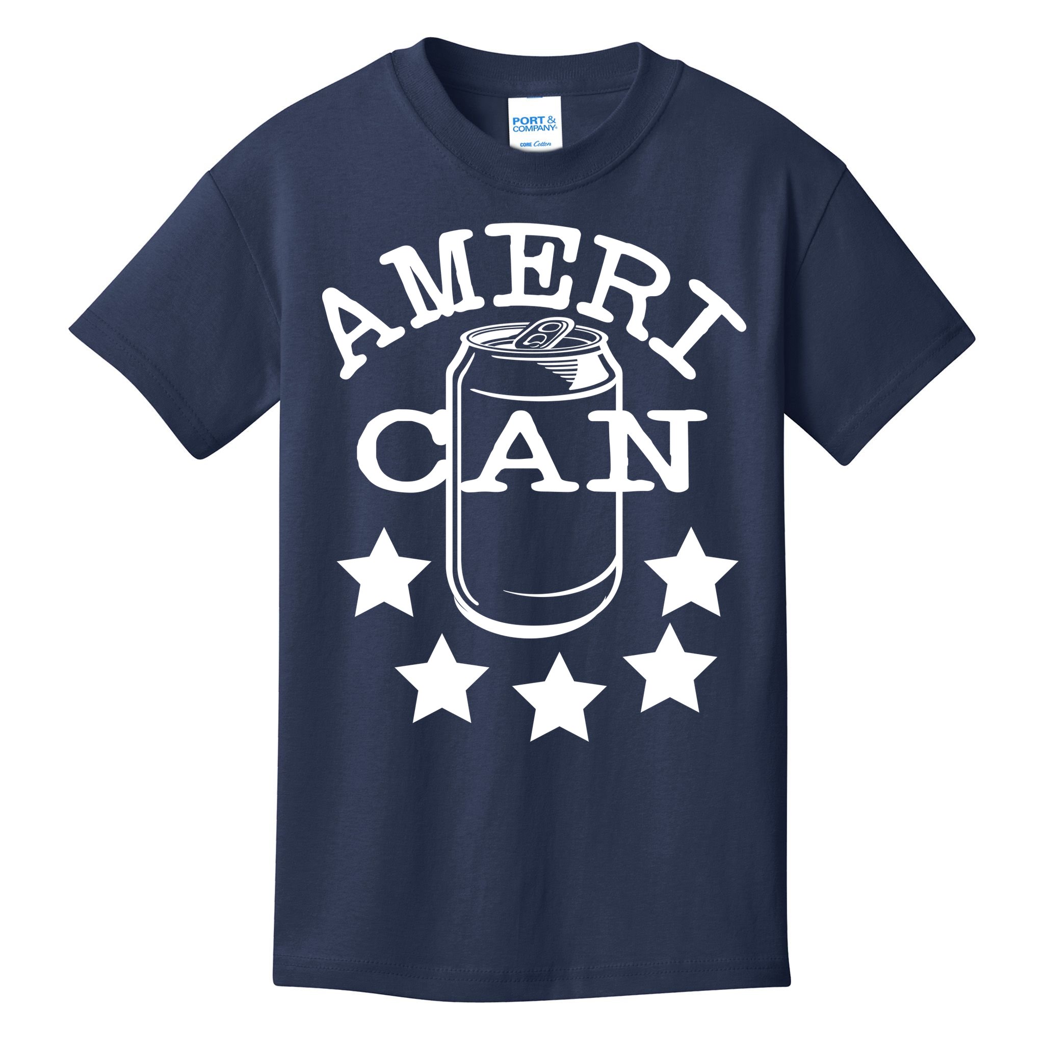 Ameri Can American Beer Kids T-Shirt