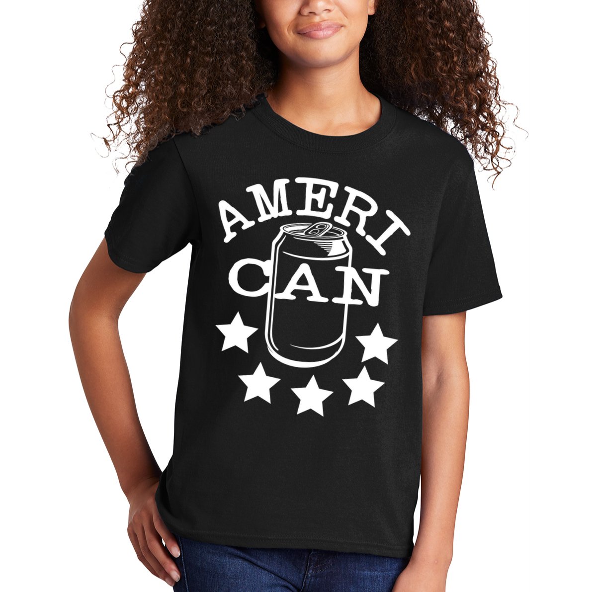 Ameri Can American Beer Kids T-Shirt