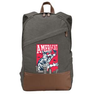 Ameri-Cat Cotton Canvas Backpack