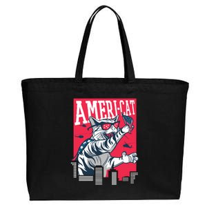 Ameri-Cat Cotton Canvas Jumbo Tote