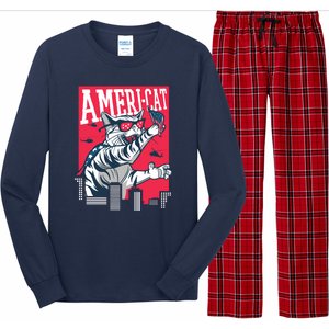 Ameri-Cat Long Sleeve Pajama Set