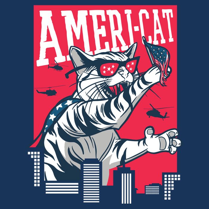 Ameri-Cat Zip Tote Bag