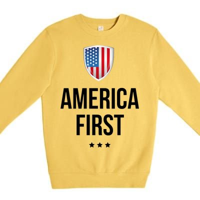 America First Premium Crewneck Sweatshirt